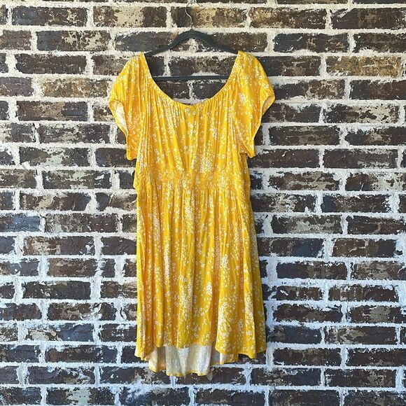 Torrid Mini Lenny Smocked Off-Shoulder Dress 3X - Picture 6 of 7